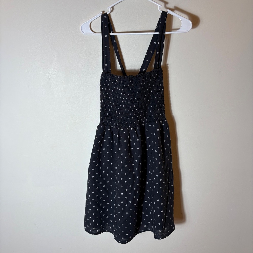 American Eagle Smocked Floral Print Mini‎ Dress Size Large